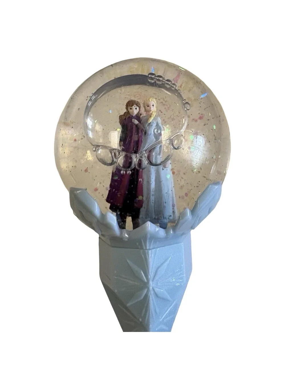 DISNEY FROZEN II ELSA SNOW GLOBE MUSICAL WAND 10